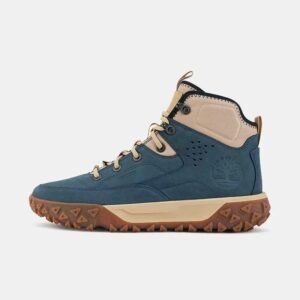 Timberland High-top Outdoor-style Blue and Brown Shoes