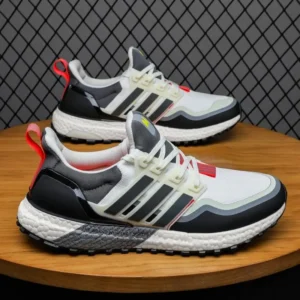 Adidas casual black and white sports shoes