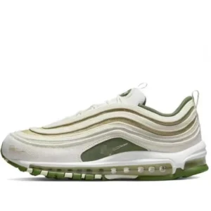 Nike Air Max 97 retro style white-green shoes