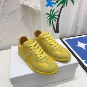 Maison Margiela German training trendy cool yellow shoes