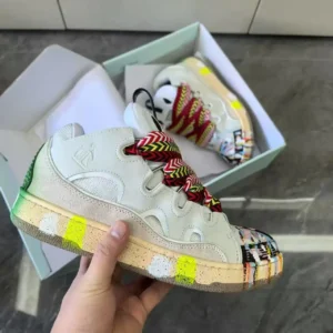 LANVIN Colorful Patchwork Casual Shoes