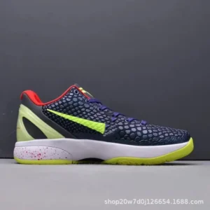 Nike Kobe series trendy black and yellow basketball shoes