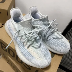 Yeezy 350 V2 Gradient Grey-White Athletic Shoes