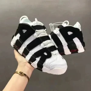 Nike Pippen Black and White Retro Sports Shoes