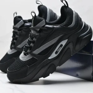 Dior dad-style black and grey sports shoes