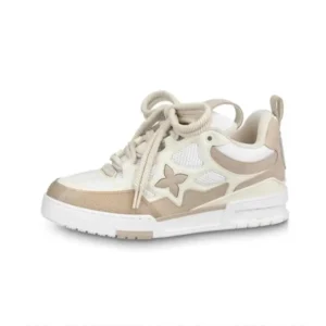 LV Trainer Series Casual Style Beige Shoes
