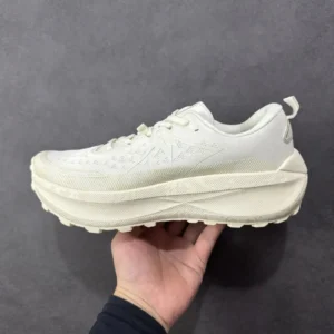 ASICS off-road style light beige running shoes