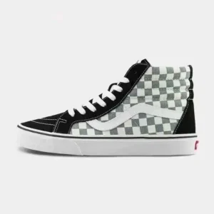 Vans checkered high-top canvas shoes