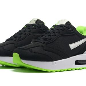 Nike sporty style black-green color - matched shoes