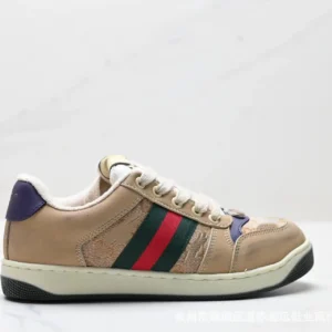 Gucci classic retro brown shoes