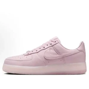 Nike Air Force One pink sports shoes