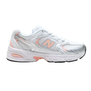 New Balance 530 retro-style white shoes