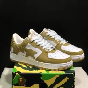 BAPE Star Trendy Off-white Sports Shoes