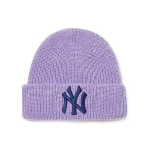 MLB Embroidery Trendy Brand Style Purple Hat