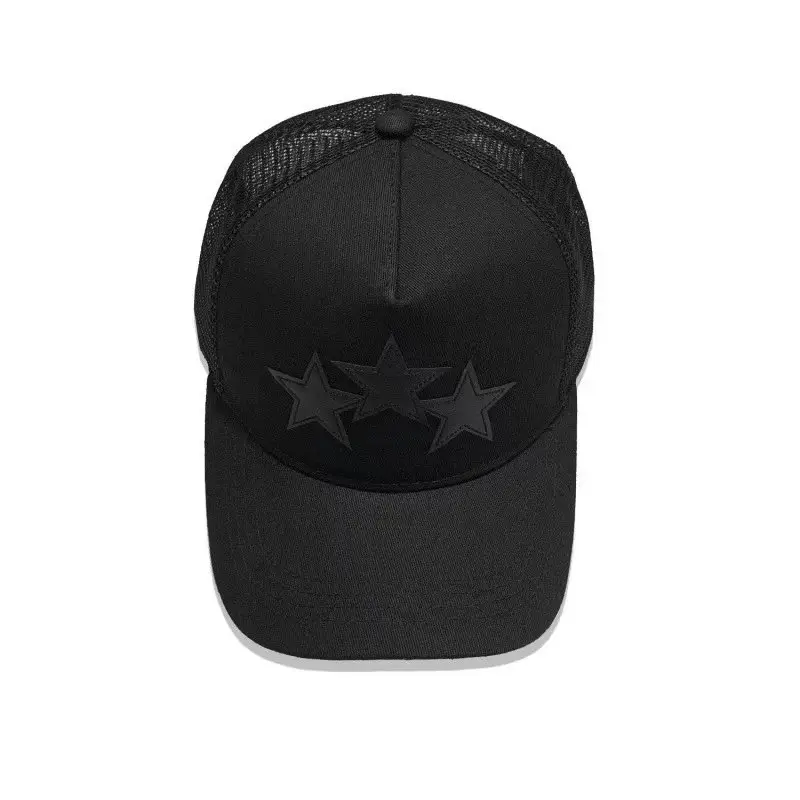 AMIRI Black Five - Star Trendy and Cool Baseball Cap