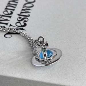 Vivienne Westwood Saturn Series Silver Necklace