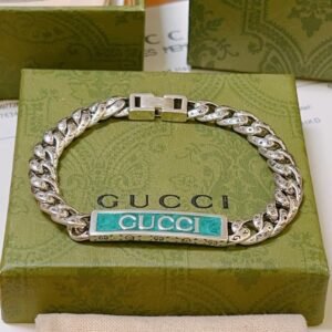 Gucci Vintage Style Silver Bracelet