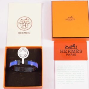 Hermes Sellier Blue-Black Bracelet