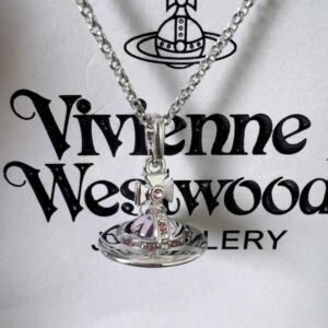 Vivienne Westwood Saturn Pink Pendant