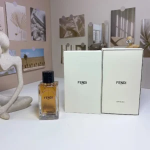 Fendi Perfume Amber Glass Bottle Mise