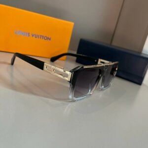 Louis Vuitton Metal-style Black-frame Sunglasses