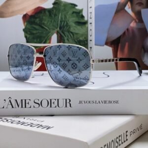 Classic LV Fashion Silver Sunglasses