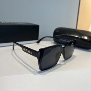 Chanel square stylish black sunglasses