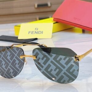 Fendi metallic-style sunglasses