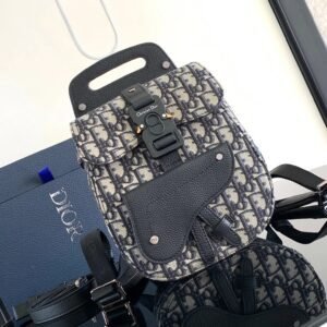 Dior Classic Monogram Black Crossbody Bag