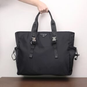 Prada Nylon Wind Black Tote Bag