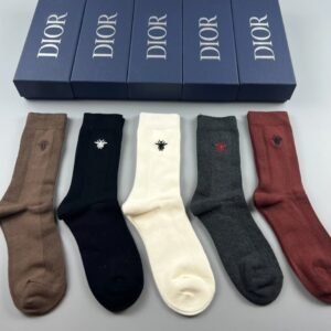 Dior embroidered retro-style socks