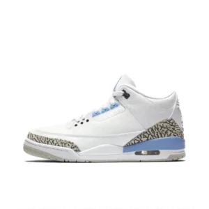 Nike AJ3 White-Blue Retro Basketball Sneakers