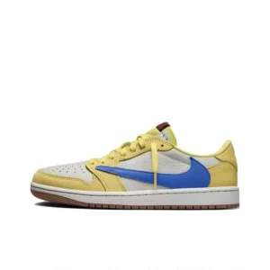 Nike Skate Shoes Yellow-Blue-Grey Street Style