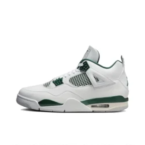Nike AJ4 White & Green Retro Basketball Trainers