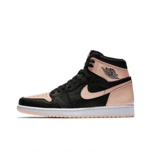 Nike AJ1 High-Top Black-Pink Sneakers