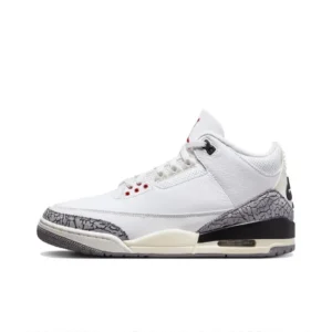 Nike AJ3 Retro-Style White Sneakers