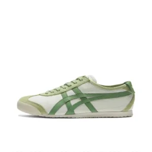 Onitsuka Tiger Retro Green and White Trainers