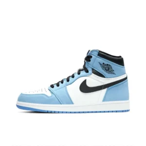 Nike Blue-White-Black High-Top Streetwear Sneakers