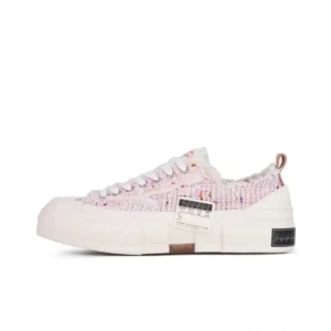 Xvessel Chanel-inspired pink and white trainers