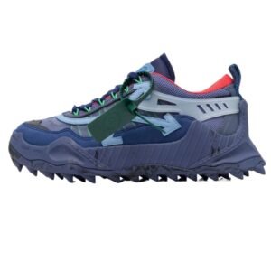 Off-White retro-style blue-gray sports shoes