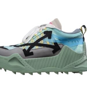 Off-White casual style gray-green sports shoes