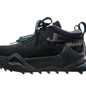 Off-White functional style black sports shoes