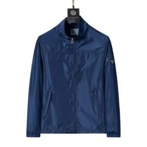Prada minimalist blue jacket