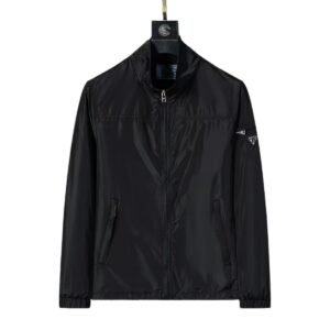 Prada minimalist style black jacket
