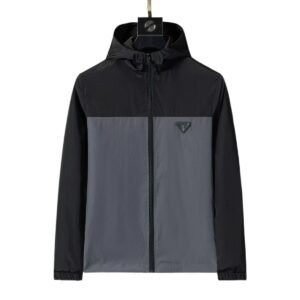 Prada Color-blocking Casual Style Jacket