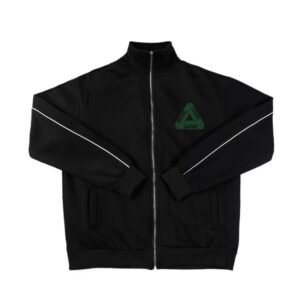 Corteiz Triangular Logo Sporty Black Coat