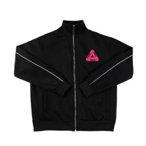 Corteiz Triangular Logo Sporty Black Coat