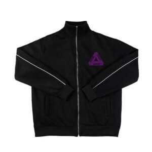 Corteiz Triangular Logo Sporty Black Jacket