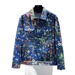 LV Graffiti Style Colorful Denim Jacket