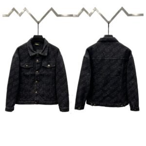 DREW Full-Printed Denim Jacket